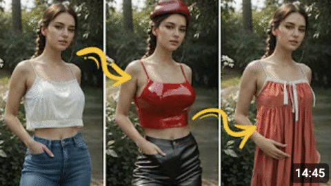 How to change clothes with AI.